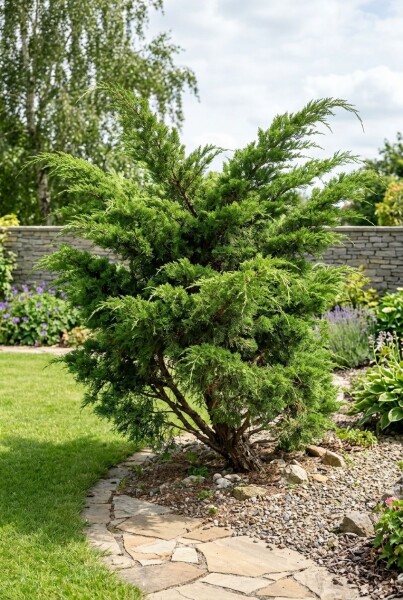 Juniperus pfitzeriana 'Mint Julep' struik 20-25 cm C2