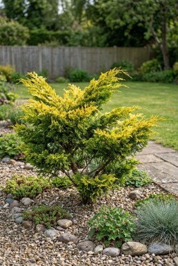 Juniperus pfitzeriana 'Gold Star' struik 25-30 cm C3