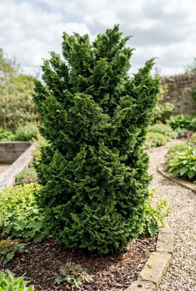 Chamaecyparis obtusa 'Teddy Bear' struik 20-25 cm C2