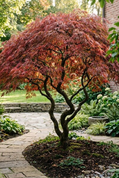 Acer palmatum 'Inaba-shidare' meerstammig 80-100 cm C130