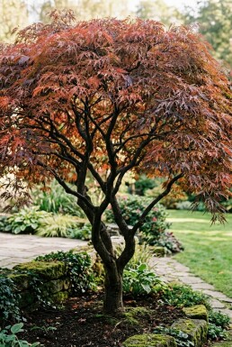 Acer palmatum 'Inaba-shidare' meerstammig 80-100 cm C130