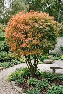 Acer palmatum 'Katsura' struik 125 cm C15