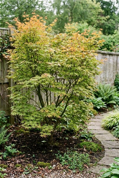 Acer palmatum 'Orange Dream' struik 125/+ cm C15