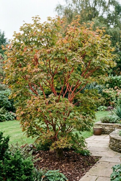 Acer palmatum 'Sangokaku' struik 150-175 cm C35