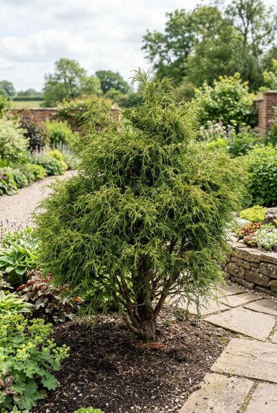 Chamaecyparis pisifera 'Filifera Nana' struik 30-40 cm C5