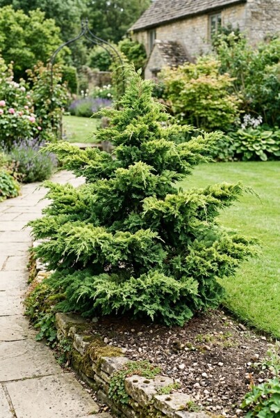Juniperus pfitzeriana 'Mint Julep' solitair 100-125 cm C90