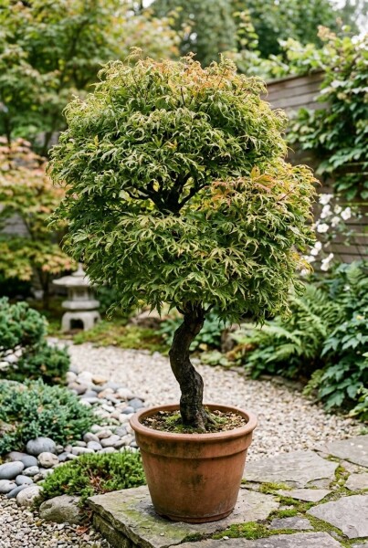 Acer palmatum 'Shishigashira' halfstam 90 cm C10
