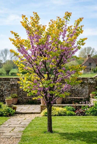 Cercis canadensis 'The Rising Sun' beveerd 150-175 cm C10