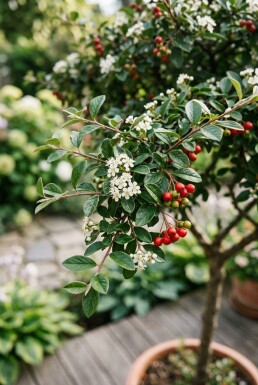 Cotoneaster nanshan 'Copra' halfstam stamhoogte 90 cm C10