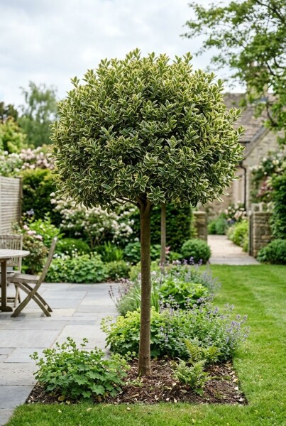 Euonymus japonicus 'Kathy' halfstam stamhoogte 90 cm C10