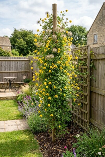 Clematis tangutica gestokt 70 cm C2