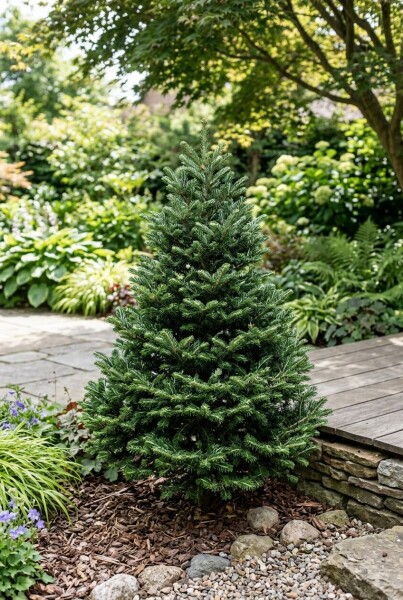 Abies koreana 'Brillant' Struik
