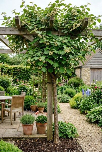 Actinidia deliciosa 'Minki Male'® gestokt
