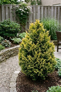 Chamaecyparis 'Yellow Teddy Bear' Struik