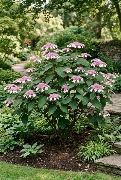 Hydrangea aspera 'Macrophylla' solitair
