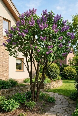 Syringa vulgaris 'Ruhm von Horstenstein' Meerstammig