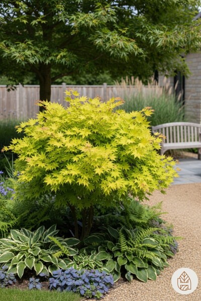 Acer shirasawanum 'Jordan' struik 60-80 cm