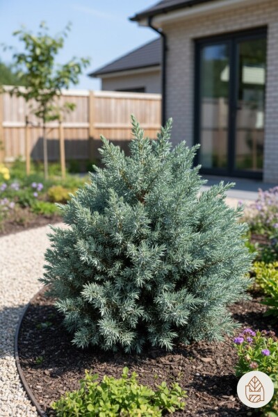 Juniperus squamata 'Blue Star' struik 40-45 cm