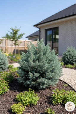Juniperus squamata 'Blue Star' struik 40-45 cm