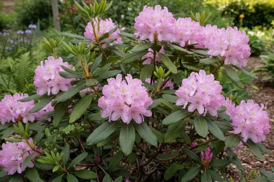 Rododendron Rhododendron ponticum 'Roseum' struik 30-40 C5 Rhododendron ponticum 'Roseum' struik 30-40 cm