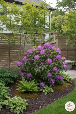 Rhododendron 'Moerheim' struik