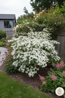 Cornus kousa 'Weisse Fontaine' struik 150-175 cm