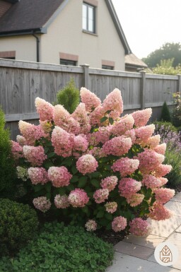 Hydrangea paniculata 'Sundae Fraise' struik 25-30 cm