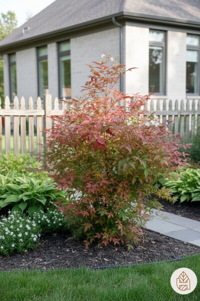 Nandina domestica struik 40-50 cm