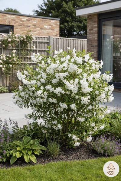 Weigela 'Candida' struik 40-50 cm