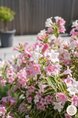 Weigela florida 'Variegata' struik 30-40 cm