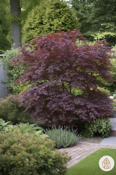 Acer palmatum 'Bloodgood' struik 150-175 cm