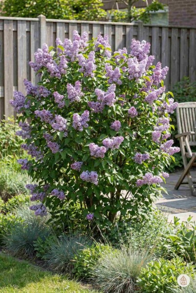 Syringa vulgaris 'Michel Buchner' struik 60-80 cm