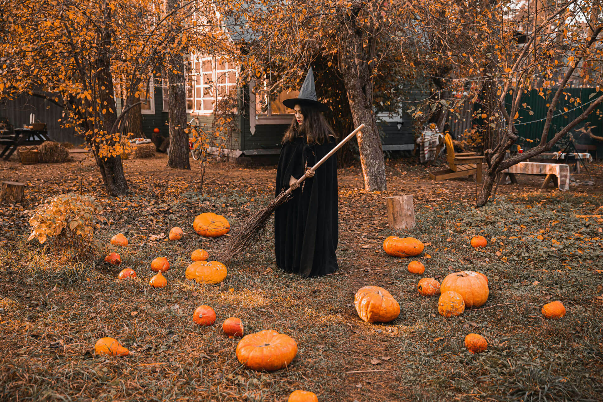 Halloween in eigen tuin