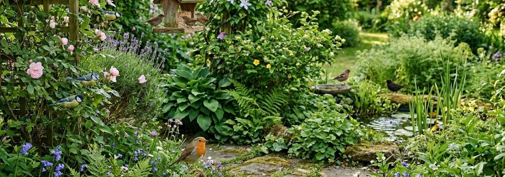 Natuurlijke beplanting voor vogels en kleine dieren